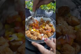 very tasty colorful healthy salad #recipe #soyachunkrecipe #shorts