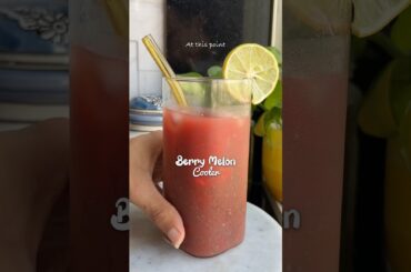 My Fav High Fiber Summer Cooler Drink!!