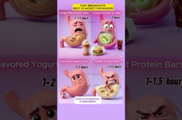 Why You’re Hungry After These Foods | 4 Popular Breakfasts That Make You Hungry Fast