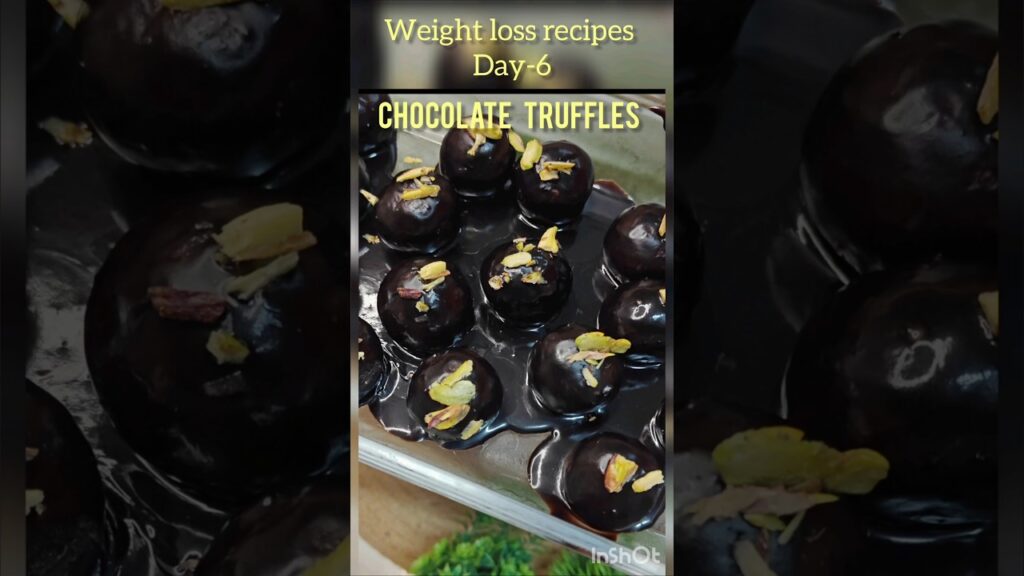 Day 6- Weight loss recipes series|Healthy Chocolate Truffles| #shorts #weightloss #recipe #trending