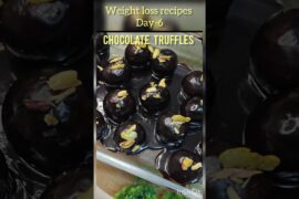 Day 6- Weight loss recipes series|Healthy Chocolate Truffles| #shorts #weightloss #recipe #trending