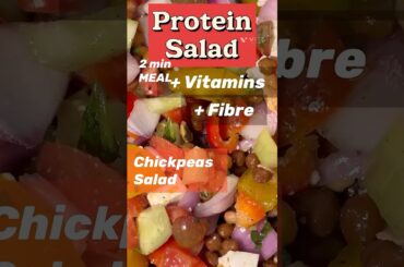 Protein salad recipe #protein #salad #gym #workout #food #fitness #healthyfood #shorts #shortvideo