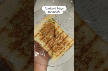 Crispy bread + Tandoori flavor + Creamy mayo + fresh vegetables=Perfect snack.Junk with healthy