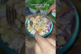 Protein and Fiber RichSalad #Healthy Breakfast Recipe #shortsfeed #food #cooking #yt