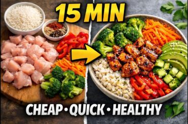 Quick High-Protein Meal Recipe in 15 Minutes | Low Fat & Budget Friendly