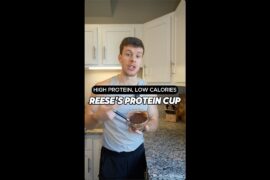 Giant Rees’s Protein Cup High Protein Low Calorie Recipe #shorts