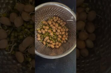 Sprouts salad healthy snack quick recipes #happy #food #subscribetomychannel #likeandcomment