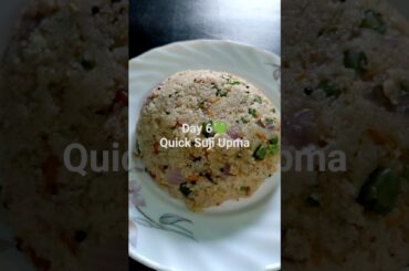 7 Days Breakfast Series | Suji Upma Recipe
