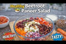 Healthy Beetroot Paneer Salad | Easy Weight Loss Salad Recipe | Tasty & Nutritious