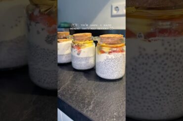 Chiaseed pudding #chiaseeds #healthygut #healthysnacks #snacksrecipe #healthyrecipes #greekyoghurt