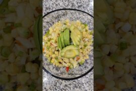 A healthy diet salad recipe. Good food.Good snack.