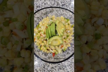 A healthy diet salad recipe. Good food.Good snack.