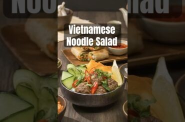 Vietnamese Noodle Salad with Meatballs | Fresh, Sweet & Sour Dressing Recipe