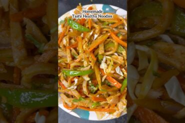 Homemade healthy noodles #shorts #noodles #sandwich #noodlesrecipe #noodleasmr #recipe #dessert
