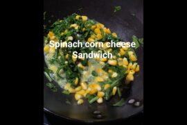 Spinach Corn Cheese Sandwich | Recipe | Healthy Recipe | Weight loss Recipe #food #sandwich #healthy