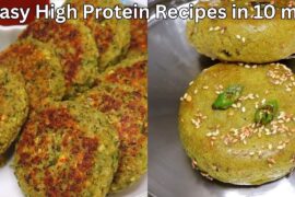 2 Easy Protein Rich Healthy Recipes with less oil | Simple Recipes in 10 minutes | Moong Ka Nashta