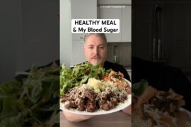 Here’s a healthy meal that is easy on my blood sugar. ##insulinresistant1 #bloodsugar #glucose