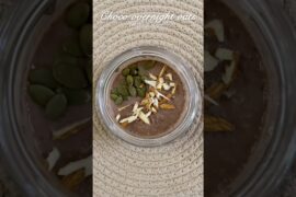 5 mins healthy breakfast recipe | choco overnight oats | #shorts #youtubeshorts #tamilshorts #viral