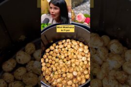Pudina/Mint Flavour Makhana in Air Fryer#shorts #shortsfeed #airfryer #healthysnacks #makhana#snacks