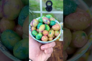 Easy candied healthy grape snack! #recipe #shorts