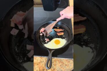 Doesn’t his brunch look great! #shorts #fyp #cooking #brunch #lunch #burrito #bacon #egg #easy