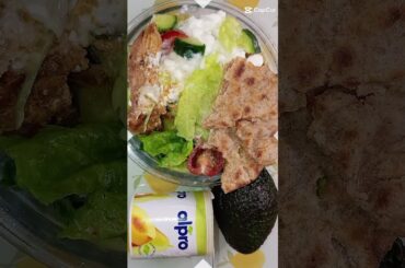 Easy Packed Lunch | Healthy Chicken & Avocado Flatbread Recipe #packedlunch #recipes #shorts