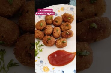 Paneer nuggets #trending #food #shorts #healthy snacks #paneer nuggets #snacks#viral food