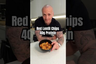 Red Lentil Chips / 40g Protein #cooking #recipe #highprotein