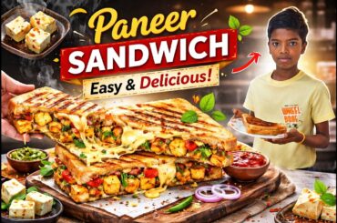 High Protein Paneer Sandwich | Paneer Sandwich | Sandwich Recipe |   Healthy & Delicious Recipe
