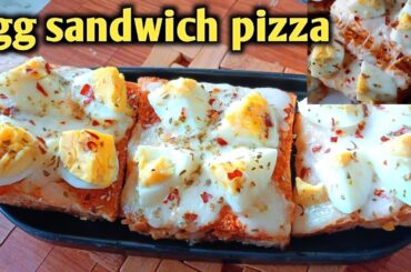 Bread sand which pizza| snacks recipe| sandwich recipe|egg sandwich|bread pizza
