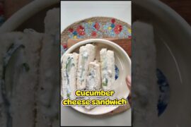 Cheese cucumber sandwich| Breakfast and lunch for kids| Weight loss recipe #shorts #shortvideo