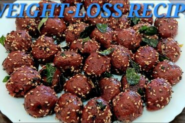 Weight Loss Breakfast Recipe |Semolina Beetroot Bites |Easy Tiffin Recipe | Healthy Breakfast Recipe