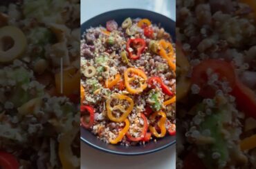 Healthy Mixed Bean & Quinoa Salad | High Protein Meal Prep in Minutes