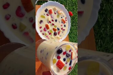 Iftar Special Sago Fruit Drink Recipe | Creamy Sago Fruit Custard Drink | Summer Drink Recipe