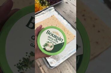 Quick and healthy rainbow flatbread  #cooking #healthyrecipes