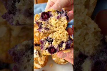 Almond Flour Blueberry Muffins