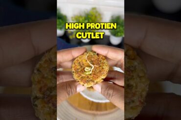High Protein Veggies Cutlet for Babies (10+ Months) | Sprouted Moong Dal Paneer Cutlet #shorts