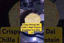 Moong Dal Chilla | Healthy Breakfast Recipe | Protein Rich Moong Dal Chilla