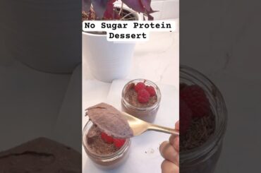 5-Ingredient High protein dessert| No Sugar, No Bake