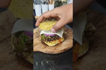 Simple high protein meal kavala? #shorts #recipe #burger #healthyrecipes #agarokettle