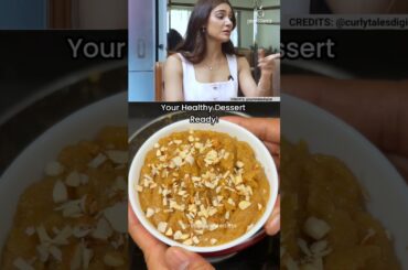Neeti Mohan's favourite Healthy Besan Ka Halwa #shorts #neetimohan #latestrecipe #upvasrecipe