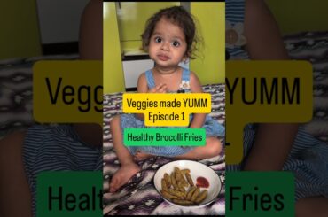 Crispy Broccoli Fries for Kids | No Deep Fry | Oven, Air Fryer & Kadai Recipe #trendingshorts