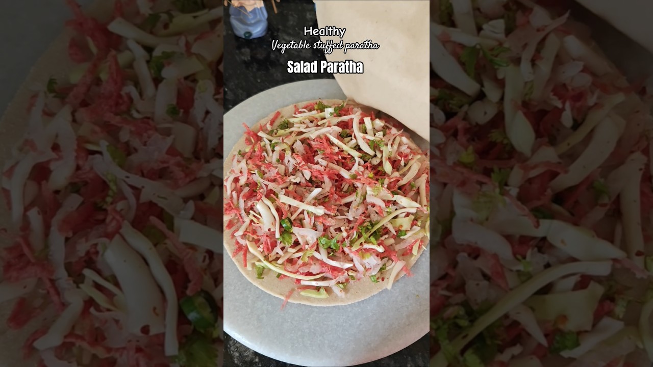 vegetable stuffed paratha | salad Paratha recipe #shorts #recipe #paratha #food #healthyrecipes vegetable stuffed paratha | salad Paratha recipe #shorts #recipe #paratha #food #healthyrecipes