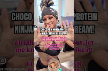 CHOCO PB N HONEY PROTEIN ICE CREAM FULL RECIPE IN DESCRIPTION! @AxeAndSledge code: JORDAIN