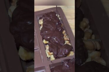Nut chocolate bar #healthy #shorts #shorts #youtubeshorts #satisfying #snacks #ideas #shortvideo