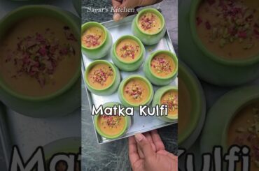 Matka Kulfi best IceCream for Summers...Easy & Tasty #Shorts