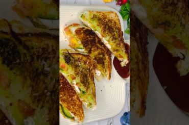 Healthy Sandwich Recipe #howtomakesandwich #breadsandwich #sandwich #nashtarecipe #nashta #shorts
