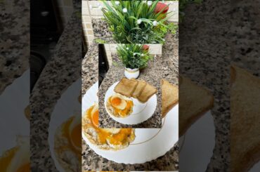 Easy Breakfast Ideas | Bread Butter Omelette & Besan Toast Recipe #youtubeshorts #breakfastideas