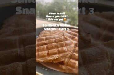 Healthy Apple pie Sandwich Maker Snacks - Part 3 #youtubeshorts #healthysnacks #healthyfood