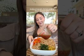 chipotle chicken dense bean salad but make it big back friendly